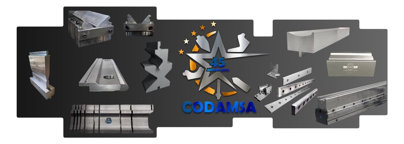 Variedad de dados y punzones para press brake CODAMSA